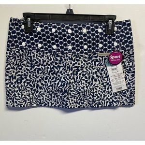 NWT Sweetspot FOLLOW ME ATHLETIC SKIRT Size 2 to 14 Navy/White